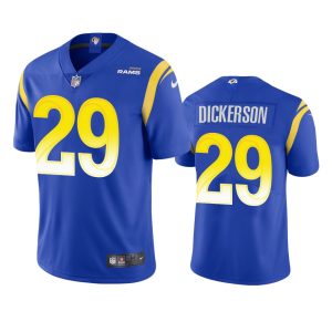 Gorgeous Los Angeles Rams #29 Eric Dickerson Men's Vapor Limited NFL Jersey - Royal