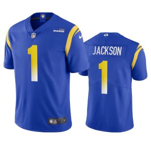 Superior Los Angeles Rams #1 Desean Jackson Men's Vapor Limited NFL Jersey - Royal