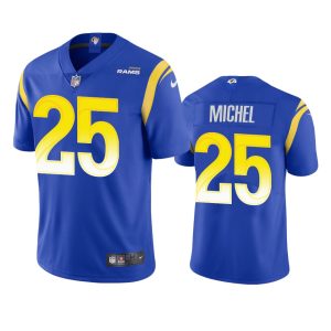 Gorgeous Los Angeles Rams #25 Sony Michel Men's Vapor Limited NFL Jersey - Royal
