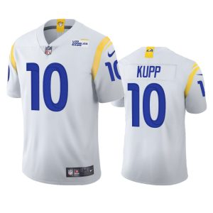 Marvelous Los Angeles Rams #10 Cooper Kupp Men's 2021 Vapor Limited NFL Jersey - White