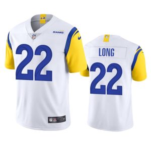 Gorgeous Los Angeles Rams #22 David Long Men's Alternate Vapor Limited NFL Jersey - White
