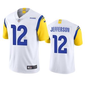 Exceptional Los Angeles Rams #12 Van Jefferson Men's Alternate Vapor Limited NFL Jersey - White